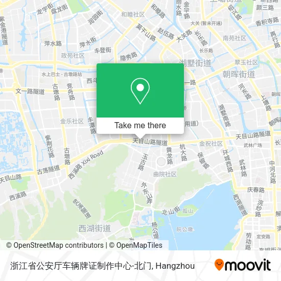 浙江省公安厅车辆牌证制作中心-北门 map