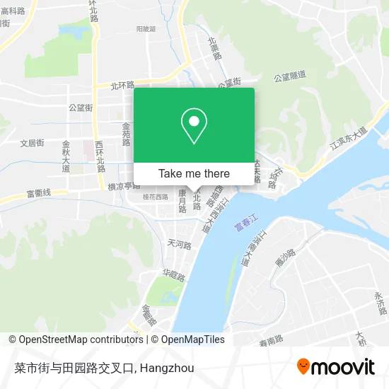 菜市街与田园路交叉口 map