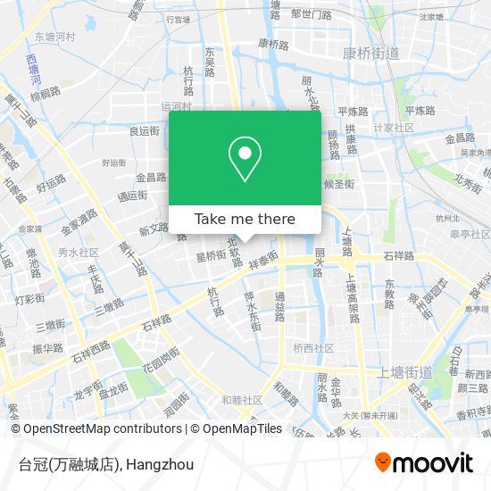 台冠(万融城店) map