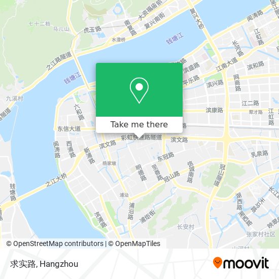 求实路 map