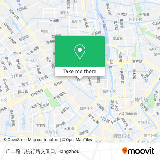 广丰路与杭行路交叉口 map
