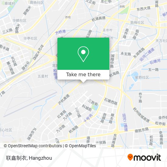 联鑫制衣 map