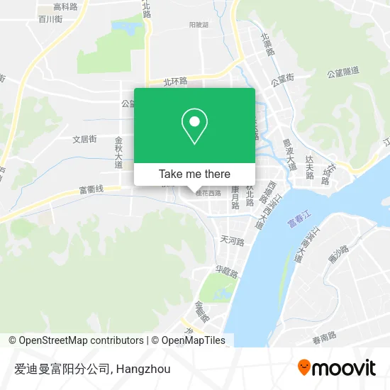 爱迪曼富阳分公司 map