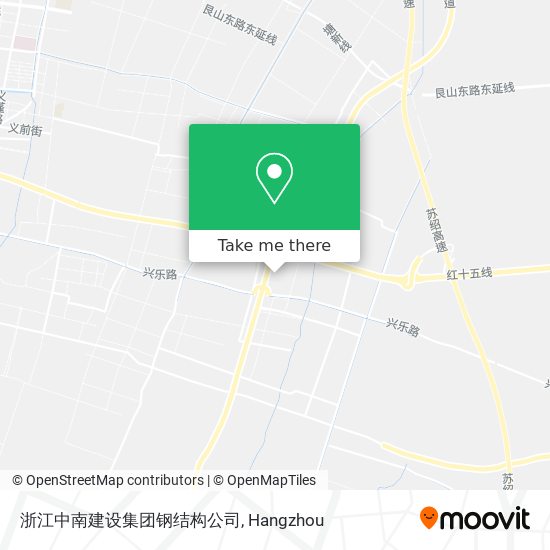 浙江中南建设集团钢结构公司 map