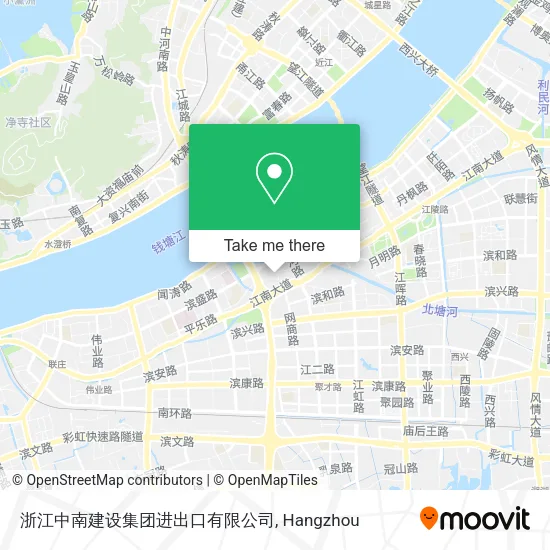 浙江中南建设集团进出口有限公司 map