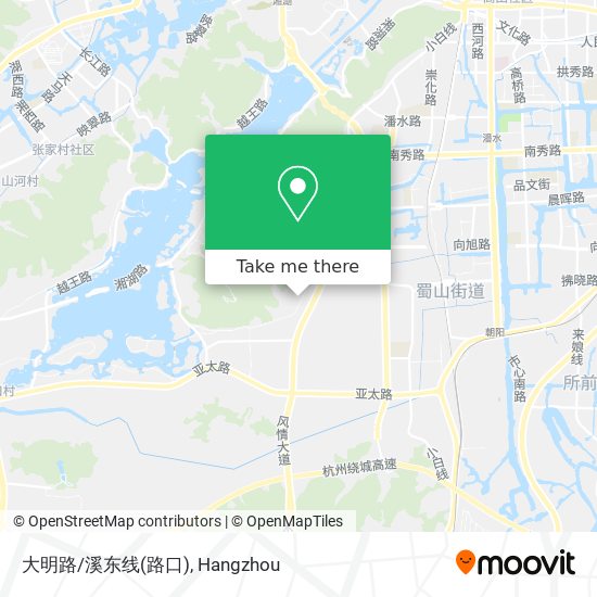 大明路/溪东线(路口) map