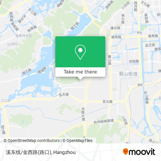 溪东线/金西路(路口) map