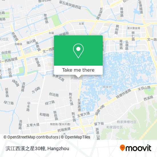 滨江西溪之星30幢 map
