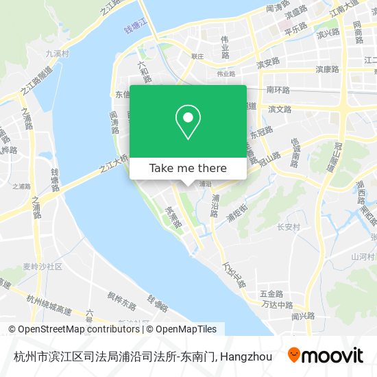 杭州市滨江区司法局浦沿司法所-东南门 map