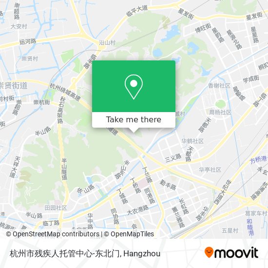 杭州市残疾人托管中心-东北门 map