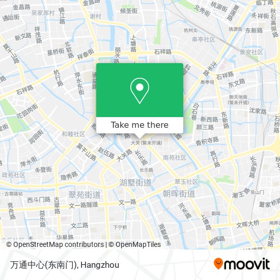 万通中心(东南门) map