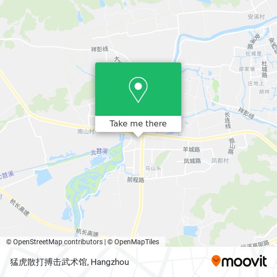 猛虎散打搏击武术馆 map