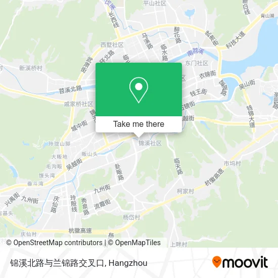 锦溪北路与兰锦路交叉口 map