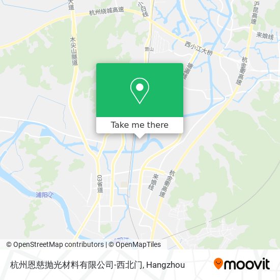 杭州恩慈抛光材料有限公司-西北门 map
