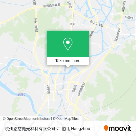 杭州恩慈抛光材料有限公司-西北门 map