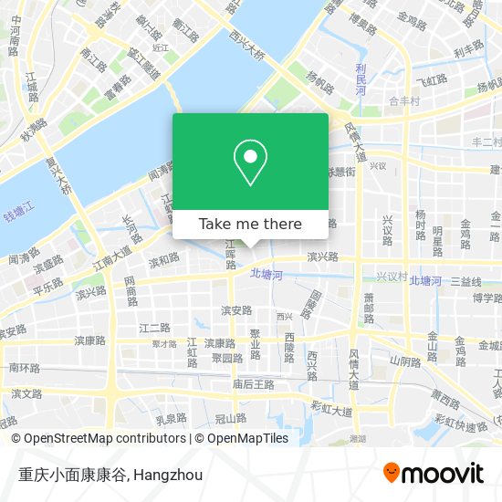 重庆小面康康谷 map