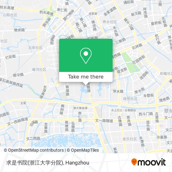 求是书院(浙江大学分院) map