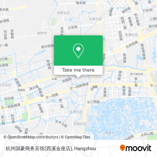 杭州国豪商务宾馆(西溪金座店) map