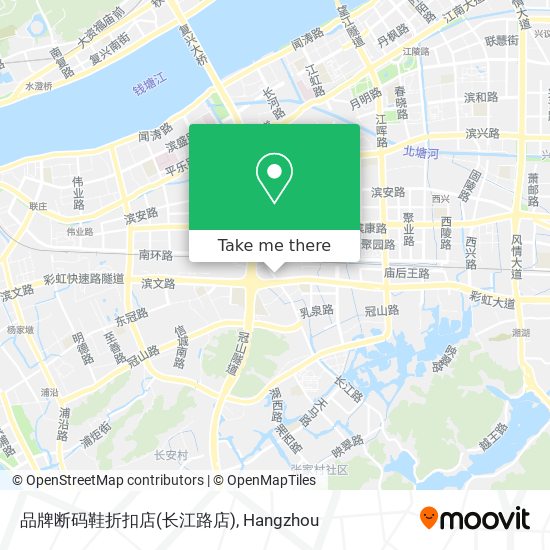 品牌断码鞋折扣店(长江路店) map