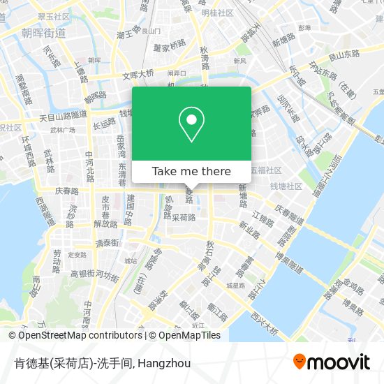 肯德基(采荷店)-洗手间 map