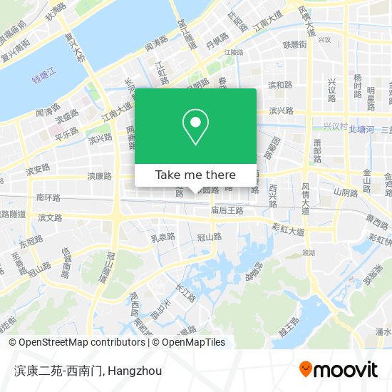 滨康二苑-西南门 map