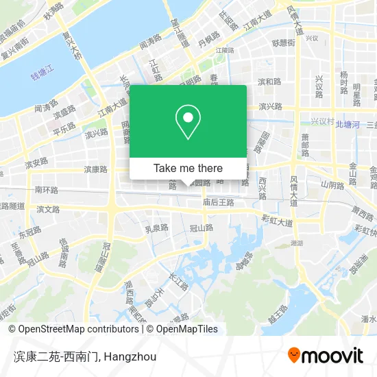 滨康二苑-西南门 map