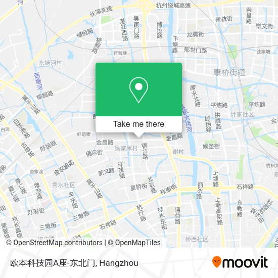 欧本科技园A座-东北门 map