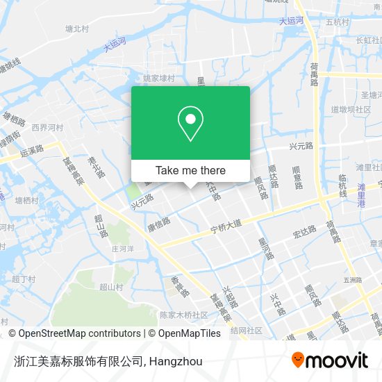 浙江美嘉标服饰有限公司 map