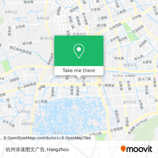 杭州添速图文广告 map