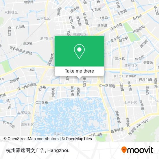 杭州添速图文广告 map