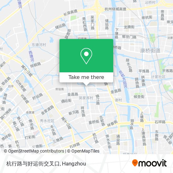 杭行路与好运街交叉口 map