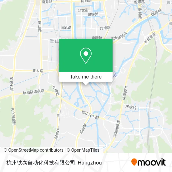 杭州铁泰自动化科技有限公司 map