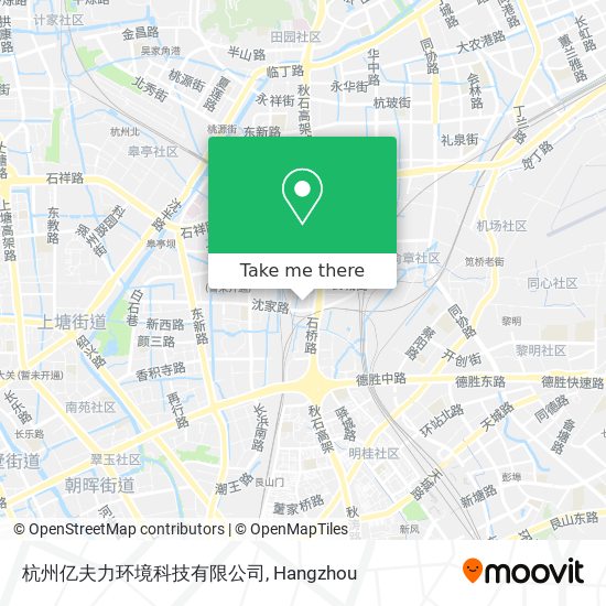 杭州亿夫力环境科技有限公司 map