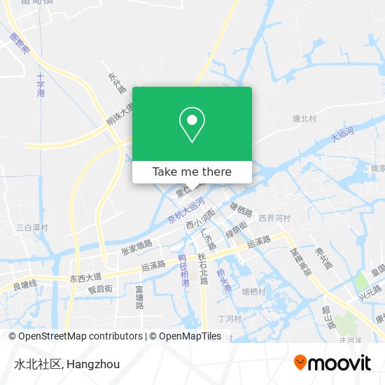 水北社区 map
