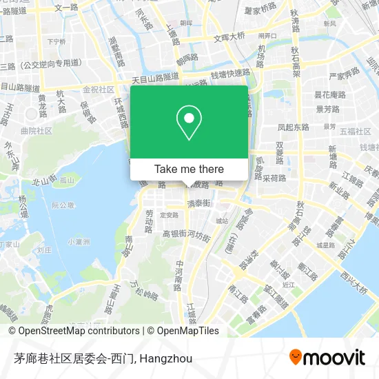 茅廊巷社区居委会-西门 map