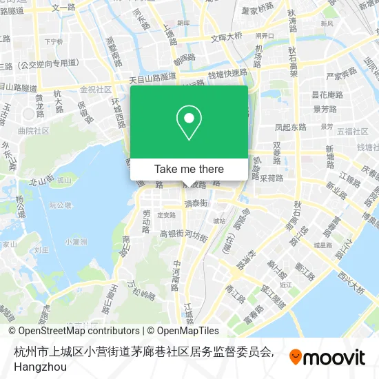 杭州市上城区小营街道茅廊巷社区居务监督委员会 map