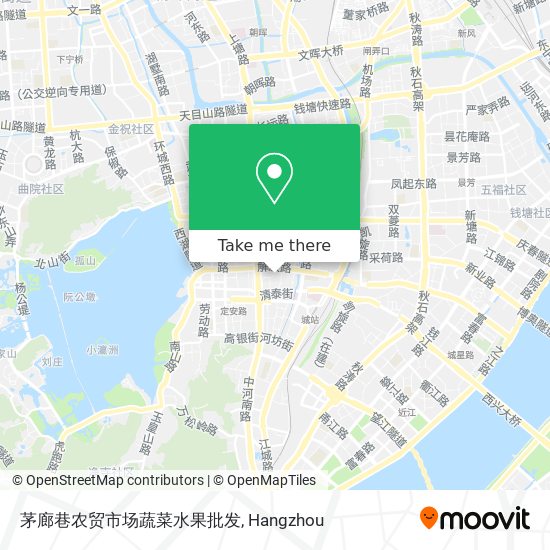 茅廊巷农贸市场蔬菜水果批发 map