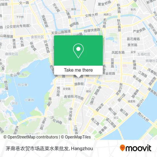 茅廊巷农贸市场蔬菜水果批发 map
