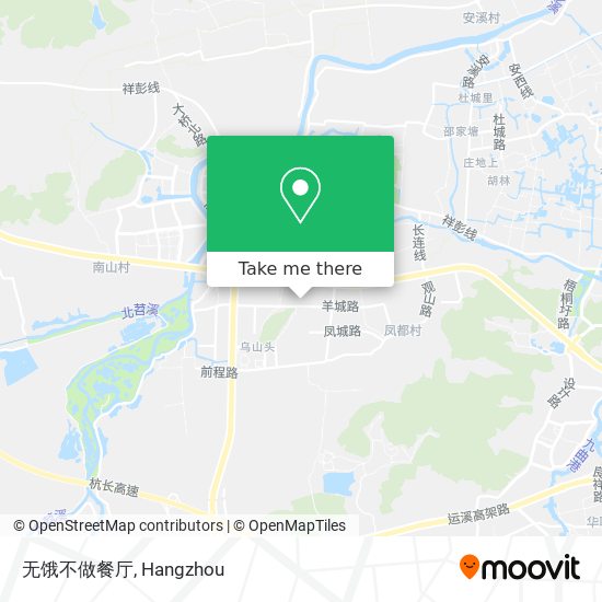 无饿不做餐厅 map