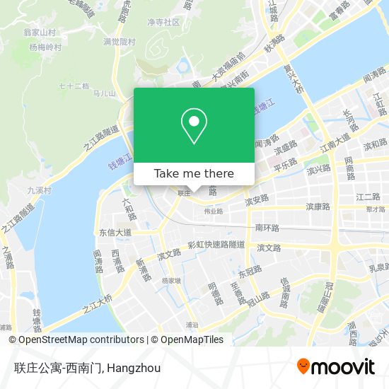 联庄公寓-西南门 map