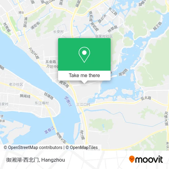 御湘湖-西北门 map