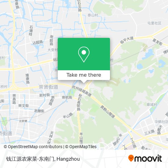 钱江源农家菜-东南门 map