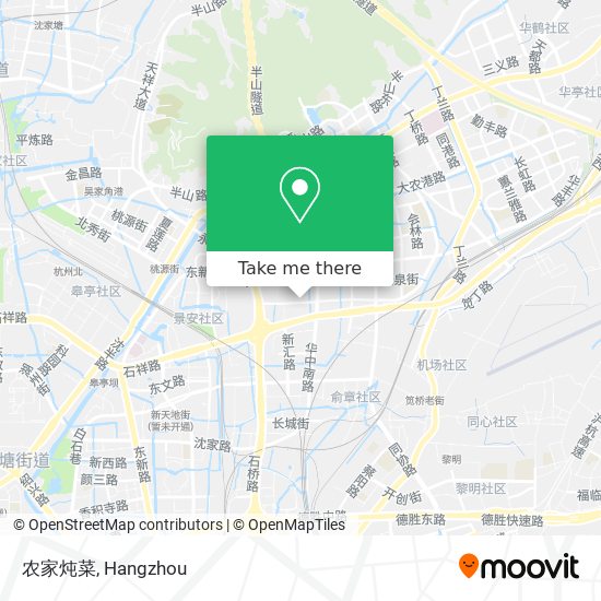 农家炖菜 map