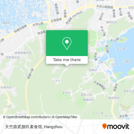 天竺路贰捌玖素食馆 map
