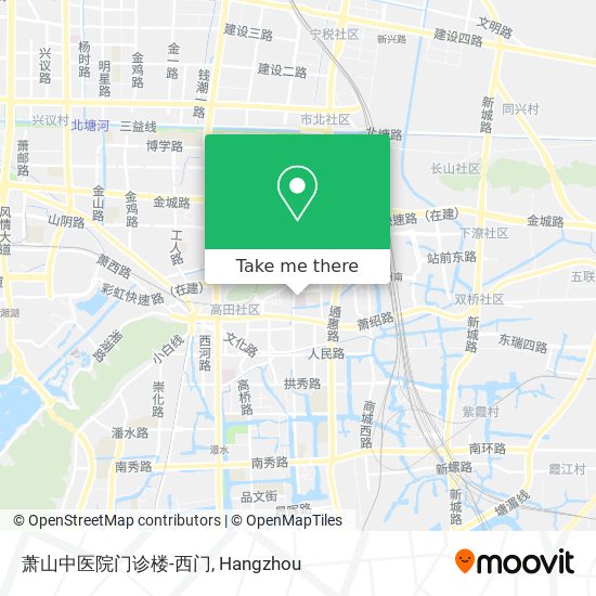萧山中医院门诊楼-西门 map
