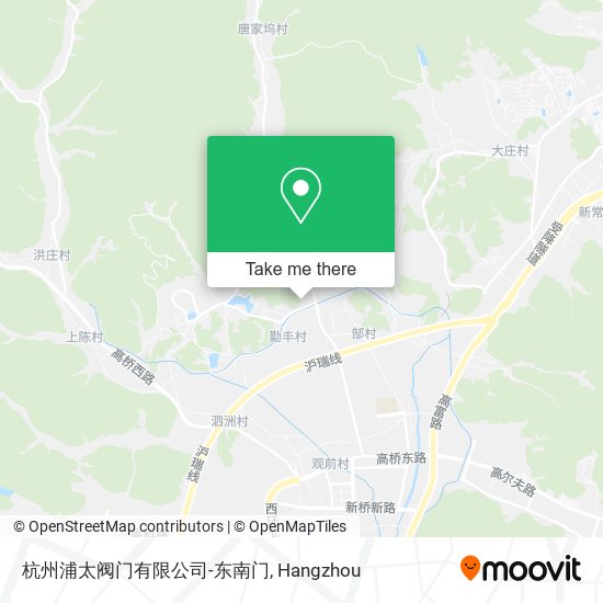 杭州浦太阀门有限公司-东南门 map