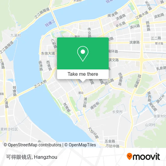 可得眼镜店 map