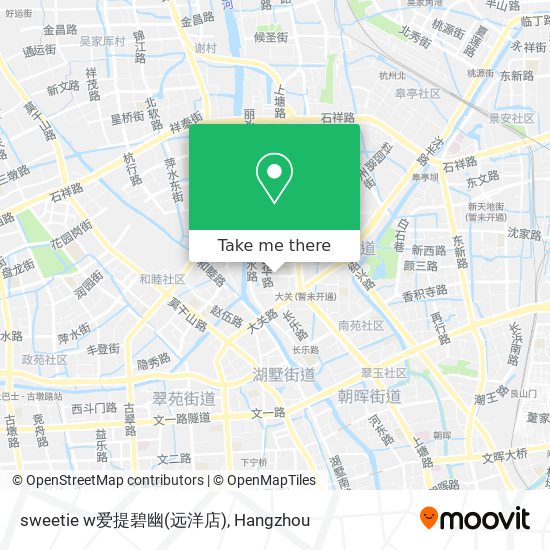 sweetie w爱提碧幽(远洋店) map