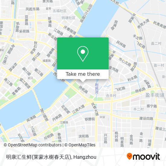 明康汇生鲜(莱蒙水榭春天店) map