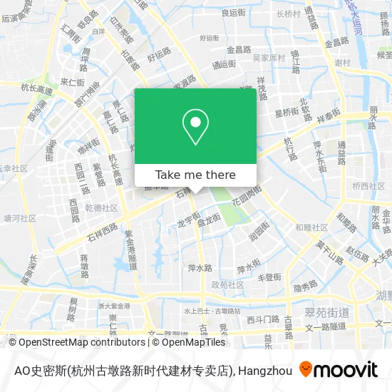AO史密斯(杭州古墩路新时代建材专卖店) map